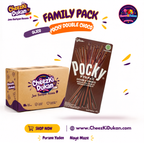 Glico Pocky Double Choco Biscuit Stick pack of 6 - CheezKiDukan