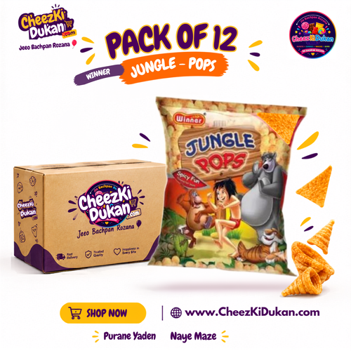 Winner Jungle Pops Spicy Fun pack of 12 - CheezKiDukan